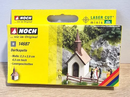  Noch N 14687, Dorfkapelle Lasercut Bausatz Neu & OVP 6560