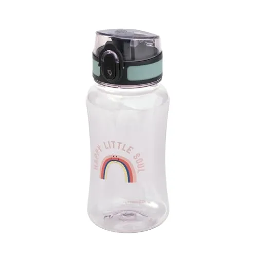 LÄSSIG Kinder Trinkflasche 420ml BPA-frei auslaufsicher/Drinking Bottle Tiny Outdoor Rainbow