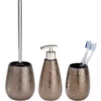 WENKO Badaccessoires-Set Marrakesh braun in braun von WENKO