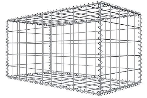 Gabione 100x50x50 cm - Steingabione MW 10x10 - Robuste Gabione für kreative Gartengestaltung! Ideal zum Befüllen mit Steinen, Holz oder Glas. Praktisch, schnell montiert und vielseitig einsetzbar als Zaun, Bank oder Hochbeet. Korrosionsbeständiger Stahl sorgt für Langlebigkeit.