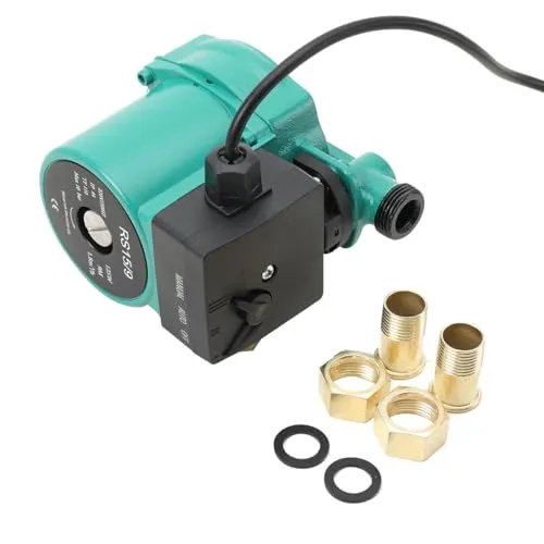 MECUTP Umwälzpumpe | RS15/9 Heizungspumpe, 125W Zirkulationspumpe Warmwasser Max Förderhöhe 9m, umwälzpumpe heizung Max Durchfluss 1.8m³/h