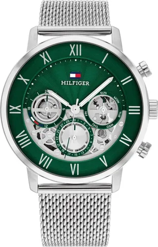 Tommy Hilfiger Multi Zifferblatt Quarz Uhr für Herren in grün von Tommy Hilfiger