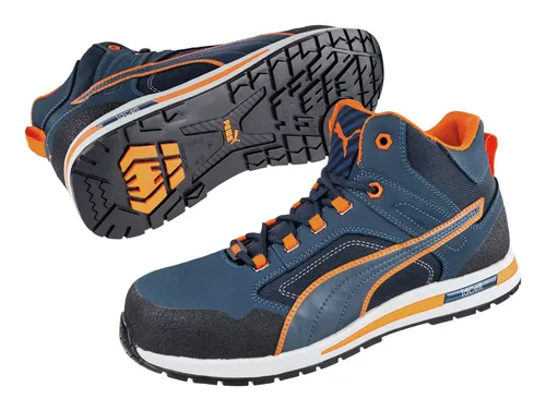 Puma Safety Schnürstiefel Crosstwist Mid 633140, S3, SRC, HRO, Größe 39