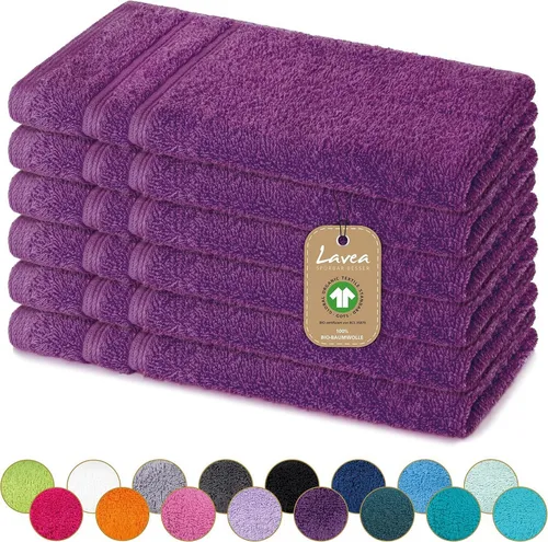 Handtücher Lila von Lavea