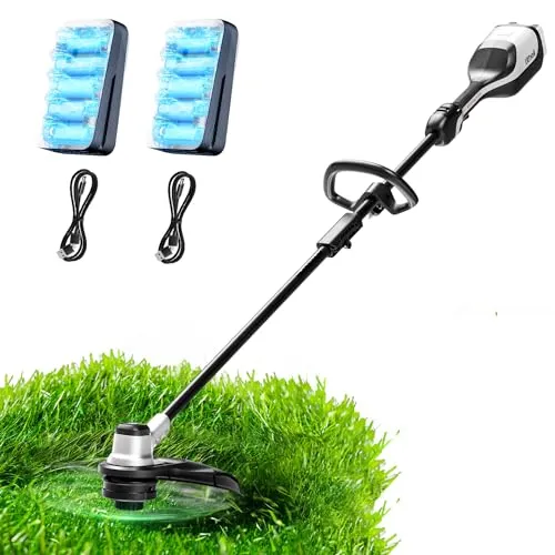 Litheli Akku Rasentrimmer 2x20V mit Bürstenlosem Motor
