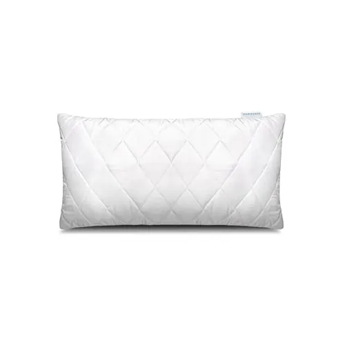 Schiesser Kopfkissen 6457486000 für Allergiker, 40 x 80cm - Kissen für Allergiker, mit formstabiler Polyesterfaserfüllung, waschbar bis 60°C und trocknergeeignet. Individuell anpassbar durch Reißverschluss für optimalen Schlafkomfort.