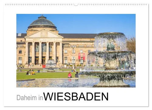 Dietmar Scherf | Daheim in Wiesbaden (Wandkalender 2026 DIN A2 quer) - Kalender mit brillanten Fotografien der noblen