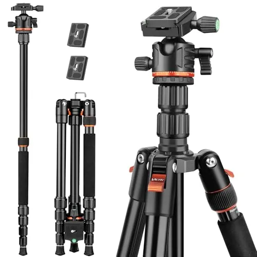 Victiv 2-in-1 Kamera Stativ & Einbeinstativ, 194cm