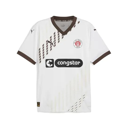 Puma FC St. Pauli Auswärtstrikot 2024/25 - Weiss - Sonstige Kategorie, ausgestattet mit feuchtigkeitsableitender dryCELL Technologie für optimalen Tragekomfort und aus 95% Recyclingmaterial hergestellt.