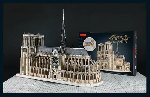 CUBICFUN Notre-Dame Kathedrale 3D-Puzzle 293 Teile