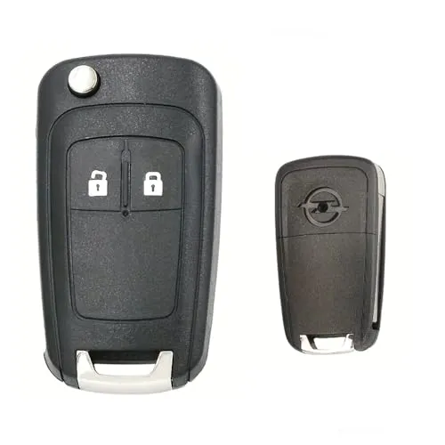 Super1 2-Tasten-Klappschlüsselgehäuse für Opel Astra H J Insignia Adam Vectra C Corsa D
