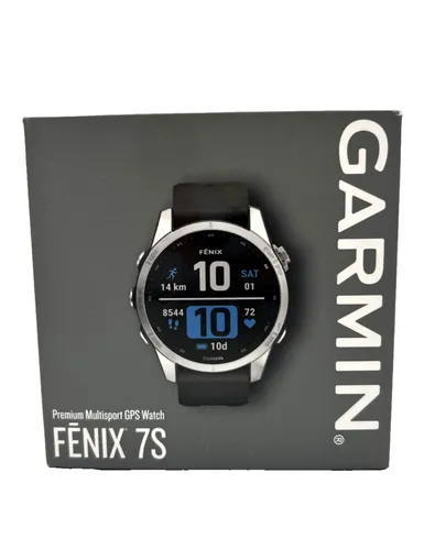 Garmin fenix 7S graphit silber - 42 mm GPS-Multisportuhr, robustes Design und innovative Funktionen für Fitness und Outdoor-Aktivitäten