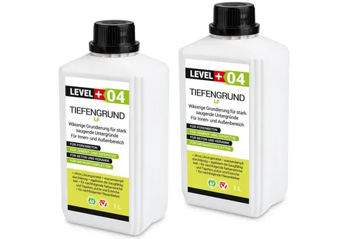 Level+ Tiefengrund LEVEL+ Universal Grundierung Acryl Tiefgrund L+04 - 2L