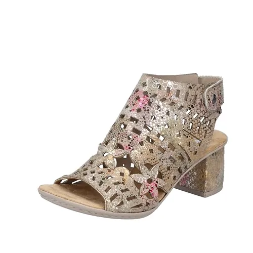 Rieker 64780 Multi Wanderschuhe Gr. 39 - Bequeme Wanderschuhe mit Klettverschluss, ideal für lange Spaziergänge und Outdoor-Aktivitäten, sorgen für optimalen Halt und Komfort.