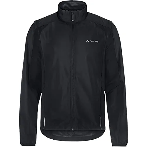 VAUDE Herren Mens Dundee Classic Zo Jacket, Schwarz, M EU - Funktionsjacke mit abnehmbaren Ärmeln, leicht und atmungsaktiv, ideal für Sport und Outdoor-Aktivitäten. Klimaneutral produziert und bietet perfekten Wetterschutz.