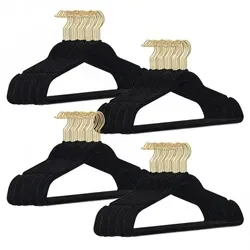 Stück hochwertige Samt Kleiderbügel in gold von StickandShine Inh. Christian Müller