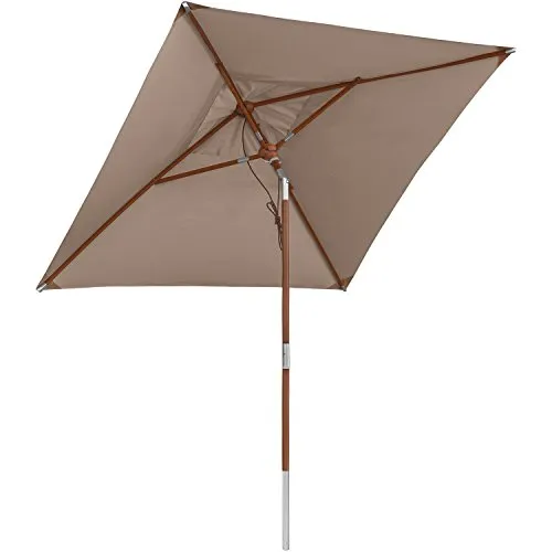 anndora Sonnenschirm Knicker 2 x 2 m in braun von anndora