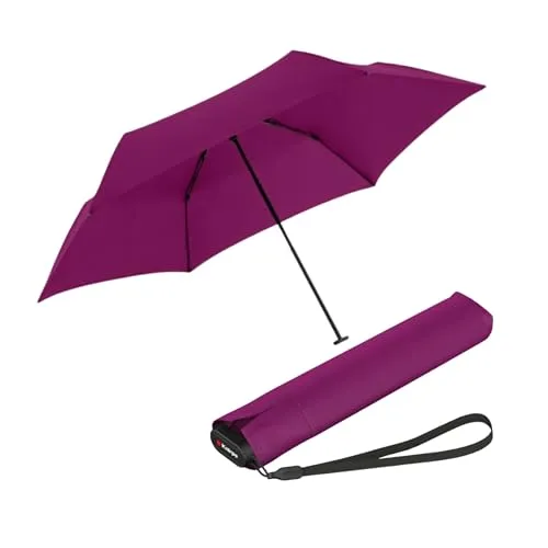 Knirps Taschenschirm Ultra US.050 Slim - Ultra leicht und flach, nur 115 g, sturmfest und ideal für die Jackentasche