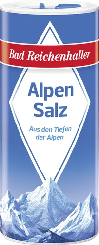 Bad Reichenhaller AlpenSalz Dose 500g in blau von Gewürze