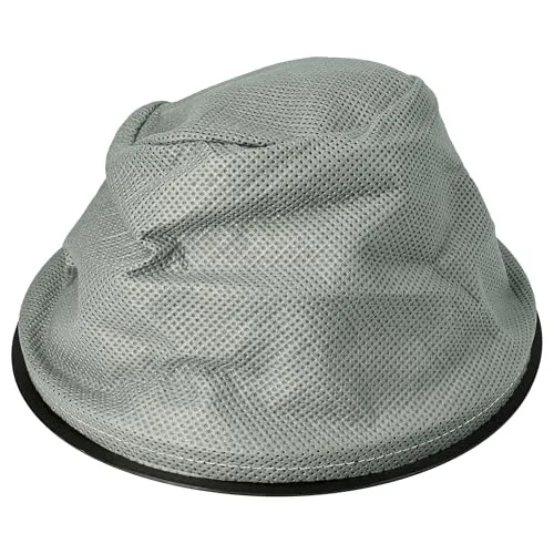 vhbw Sackfilter kompatibel mit Kaminer Aschesauger 10L/15L Kaminsauger - Ersatz-Filter, Abwaschbar Schwarz Grau