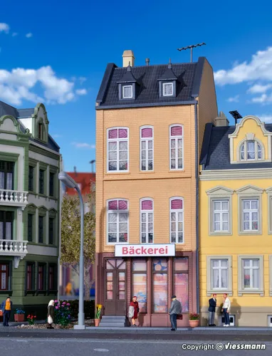 Kibri 38393 ( 8393 ) Spur H0 -- Stadthaus Eiscafé/Bäckerei in Düsseldorf NEU OVP