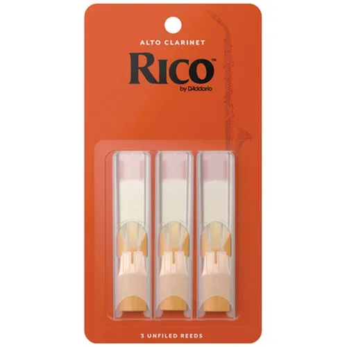 DAddario Woodwinds Rico Alto Clarinet 3.0 3-Pack