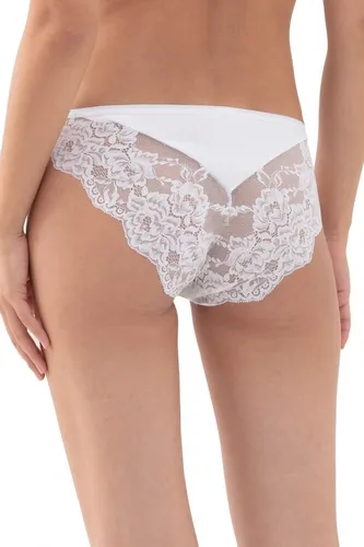 Mey Minislip Orangic Cotton Spitzenverzierung hinten
