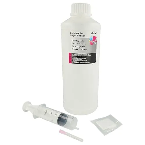 vhbw Nachfülltinte kompatibel mit Canon Pixma G4511, G5050, G6050, G7050, GM2050, GM4050 Drucker - Refilltinte Dye Magenta