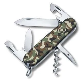 Victorinox Spartan 1.3603.94 Schweizer Taschenmesser – 12 Funktionen in Camouflage-Design - Taschenmesser mit 12 Funktionen, ideal für Abenteuer und Outdoor-Aktivitäten, vereint Tradition und Vielseitigkeit in einem kompakten Design.
