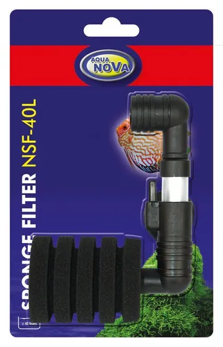 AquaNova Schwammfilter NSF-40L luftbetriebener Filter Aquariumfilter Garnelen