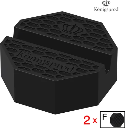 Gummi Universal Wagenheber Auflage Adapter Gummiklotz Jack Pad Hebebühne KÖNIGSPROD, F 2 x