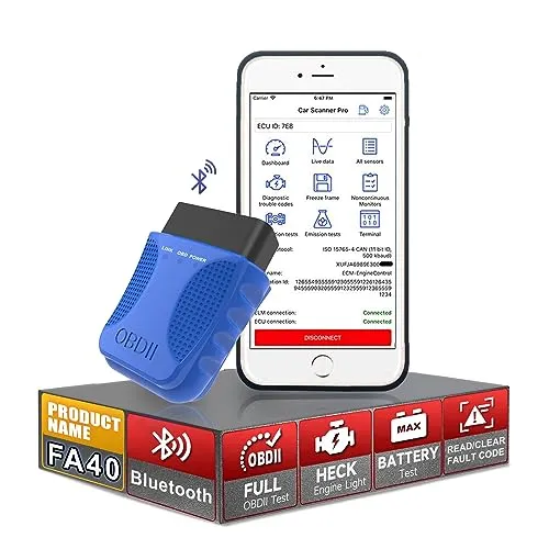 Drahtloser OBD2 Scanner Bluetooth für iOS und Android