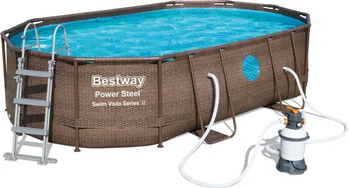 Power SteelTM Swim Vista SeriesTM Frame Pool 488 x 305 x 107 cm