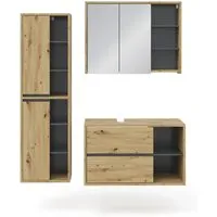 Produktbild Vicco Badmöbel Set Viola Eiche