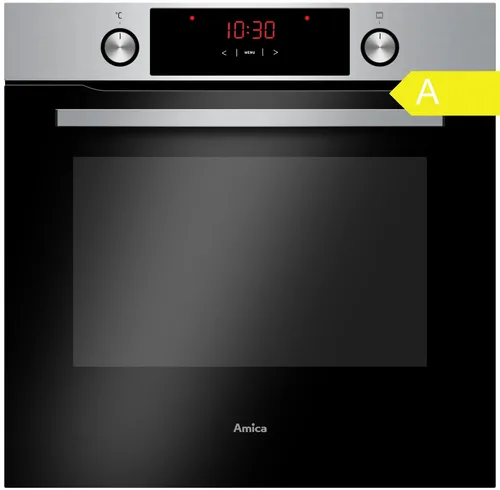 Amica EBX 943 110 E Backofen Edelstahl
