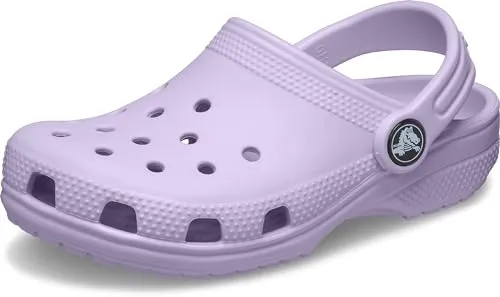 Crocs Unisex Kinder Classic Clog T Clog, Lavender, 20/21 EU - Clogs & Pantoletten für Mädchen, unglaublich leicht und bequem, aus 25% bio-zirkulären Materialien, wasserfreundlich und atmungsaktiv für unbeschwerten Spielspaß.