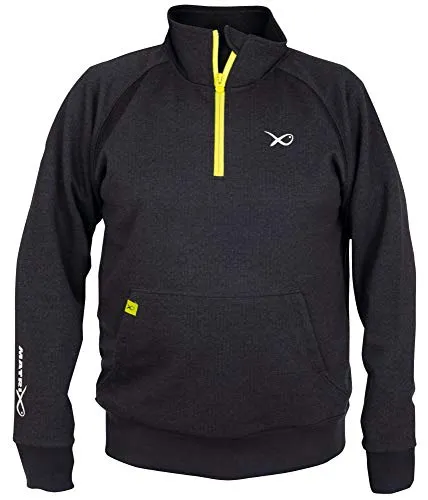 Fox Matrix Minimal Black/Marl Quarter Zip Pullover