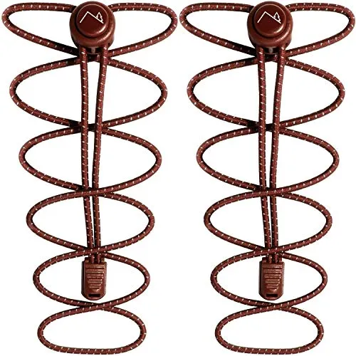 CampTeck Schnürsenkel mit Schnellverschluss Elastische Schnürsenkel mit Schnellschnürsystem