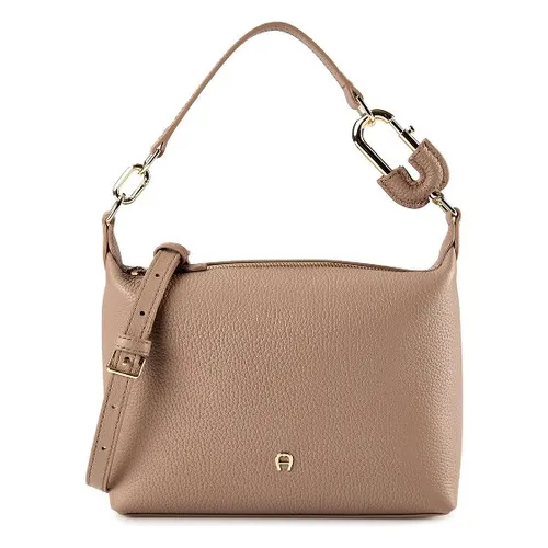 AIGNER Fashion Handtasche Leder 23 cm grau TAS066697 in schwarz von Aigner