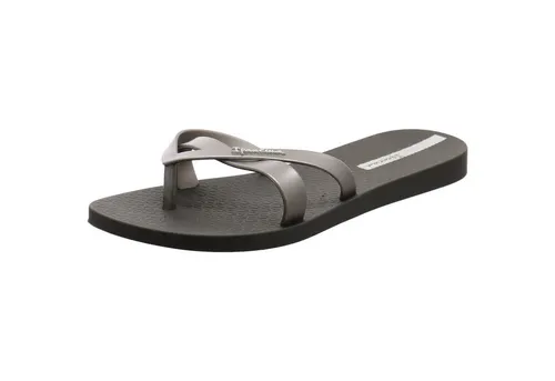 Zehentrenner IPANEMA KIREI FEM, Gr. 41/42, schwarz/silber - Sportliche Zehentrenner aus Synthetik, ideal für Strand und See. Die leicht profilierte Sohle bietet sicheren Halt und schützt vor scharfen Muscheln und spitzen Steinen.