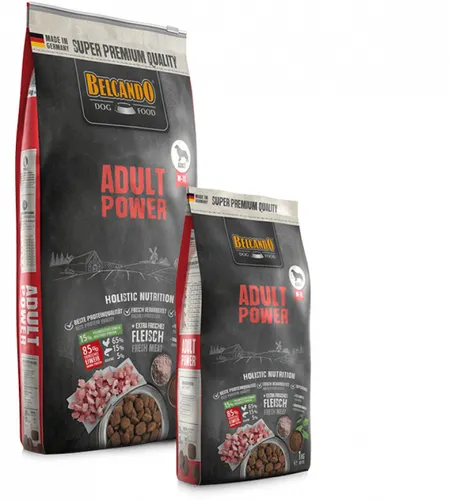 BELCANDO Adult Power Hundefutter 12,5 kg - Hundefutter für sehr aktive Hunde, ideal für Sporthunde und Zuchthündinnen. Hoher Protein- und Fettgehalt für optimale Energie und Vitalität.