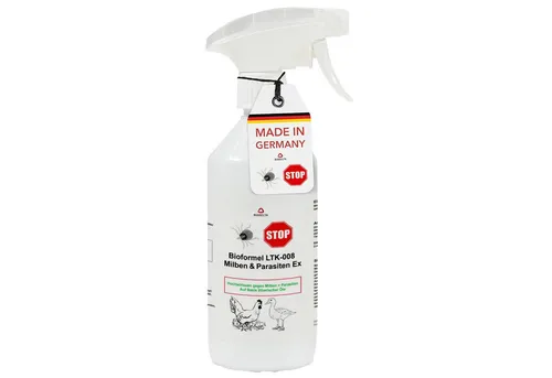 LTK-008 Biodelta Insektenspray für Hühner und Geflügel - Insektizid zur effektiven Abwehr von Milben und Parasiten, sorgt für das Wohlbefinden Ihrer Hühner und Geflügel.