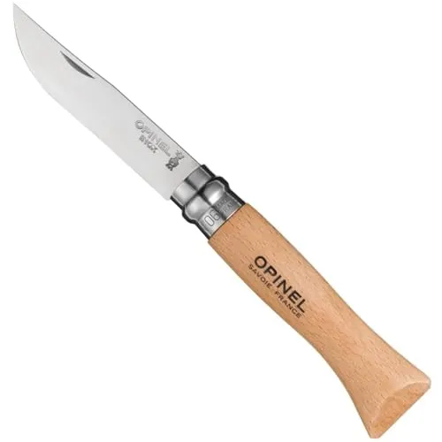 Opinel O123060 Taschenmesser, braun, S, Hartholz Braun, N°6 von OPINEL