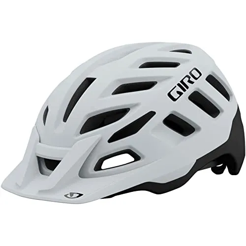 Giro Radix Helm - Matt Weiß, Größe L - Fahrradhelm mit innovativem P.O.V.-Visier und ROC LOC 5 Fit System für optimalen Komfort und Anpassung während der Fahrt. Ideal für MTB-Fahren und sicheres Radeln.
