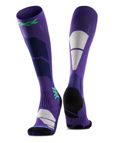 X-Socks Ski Perform OTC Women deep purple/light sand (P403) 37-38 - Sportsocken für Damen, ideal für Skifahrerinnen, mit Suppronation-Bandage für optimale Unterstützung und maximalen Schutz vor Druckstellen auf der Piste.