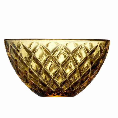 Lyngby Glas Schale Sorrento 4er Set in orange von Lyngby Glas