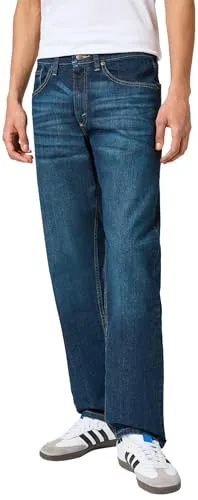 Wrangler Relaxed Fit Jeans - Bequeme Relaxed Fit Jeans aus 85% Baumwolle, ideal für den Alltag. Waschmaschinengeeignet, mit Reißverschluss und Knopf für einfachen Tragekomfort.