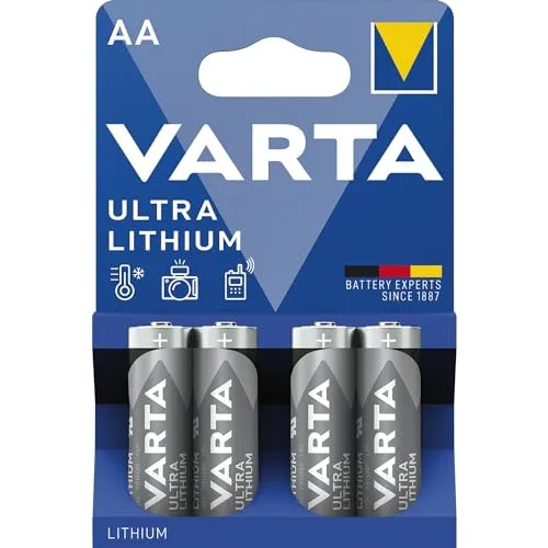 VARTA Ultra Lithium AA Batterien, 4 Stück