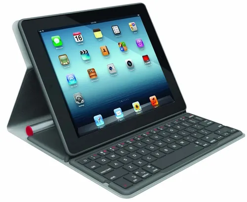 Logitech Keyboard Bluetooth Solar Tastatur Folio cover Apple iPad 2/3/4 QWERTZ
