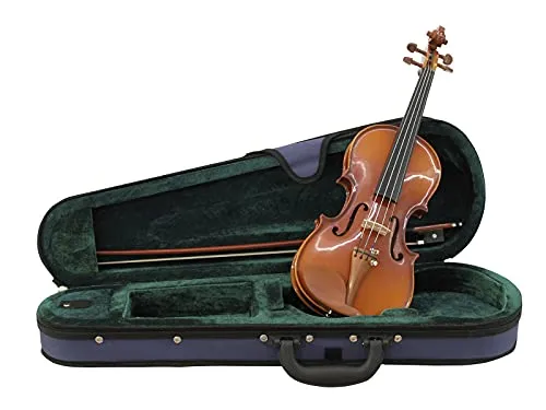 DIMAVERY Violine 1/4 mit Bogen, im Case | Violine 1/4